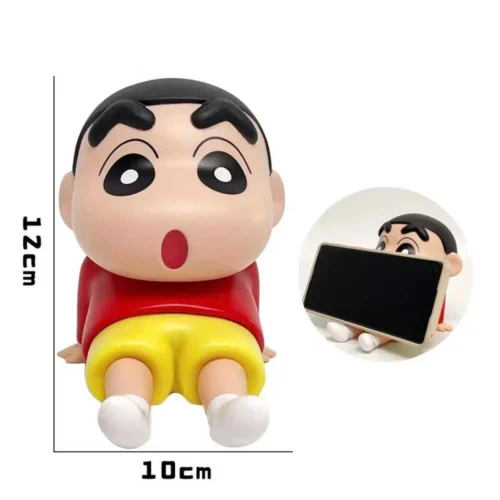 sg-11134201-824gb-megzhs6vc5xh3f Crayon Shin-Chan Table Phone Holder Kawaii Japanese Anime Cartoon For Tablets & Phones Cute Toy Gifts