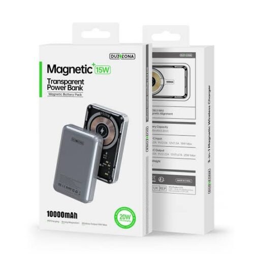 DUZZONA W12 MAGNETIC WIRELESS 10000MAH POWERBANK